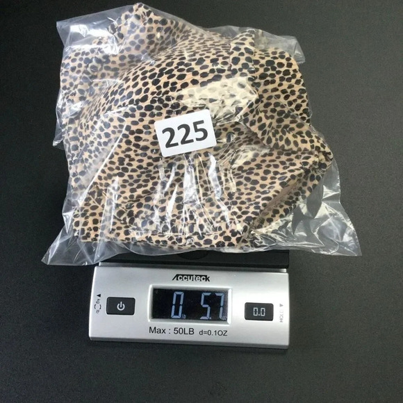 Shade & Shore Womens Tan Cheetah Light Lift V-Wire Ribbed Bikini Top Size 36DD - Picture 7 of 8